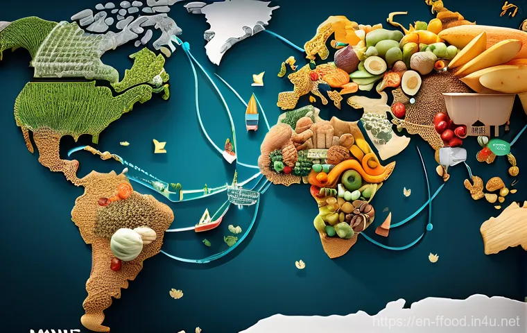 인구 증가와 식량의 글로벌 가격 - **Prompt 2: High-Tech Farming for Sustainable Growth**
    A panoramic view of a large, lush agricul...