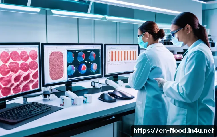 대체육이 가져올 경제적 변화 - **A diverse group of young adults (early 20s) joyfully preparing a plant-based burger feast at an ou...